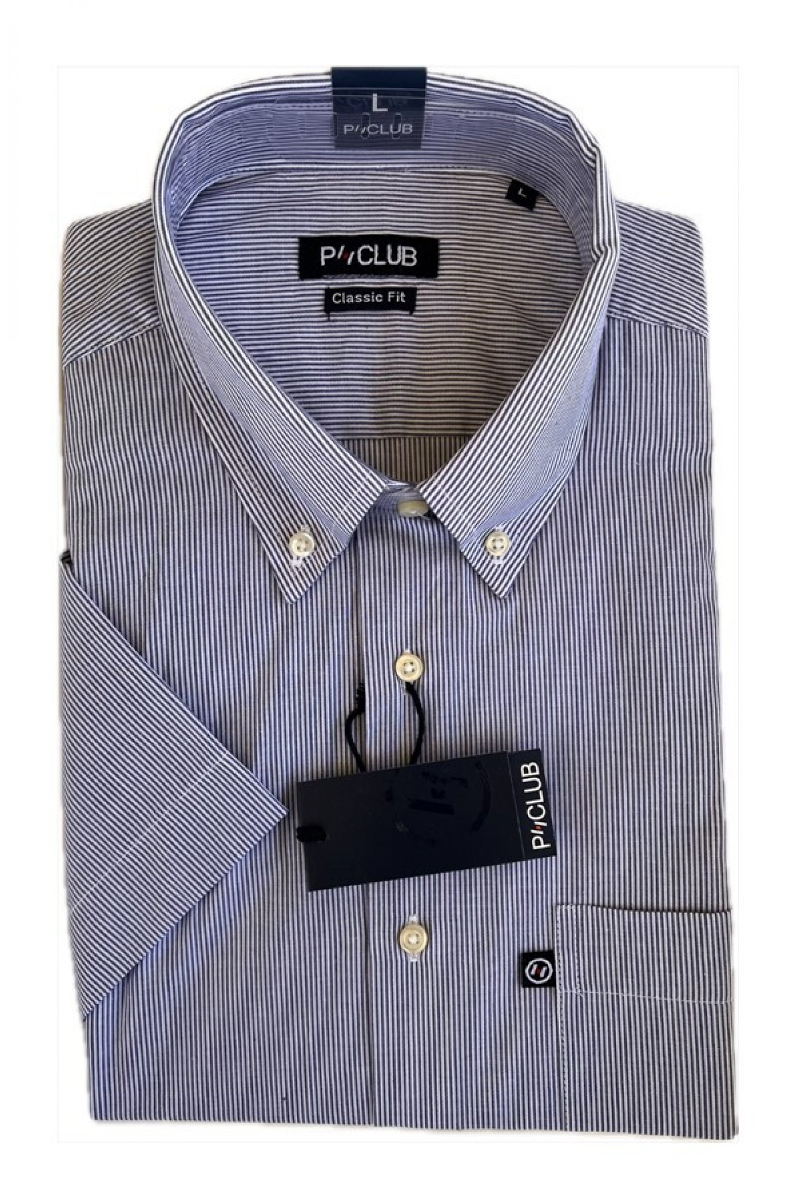 CAMICIA PCLUB COTONE MEZZA MANICA RIAL