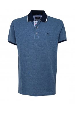Polo Granchio Melange Manica Corta Gr22 Granchio
