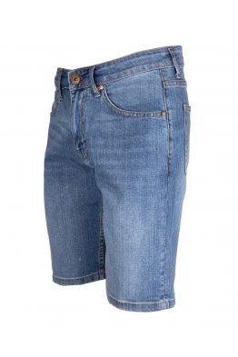 BERMUDA JEANS RIFLE DENIM MEDIO SFUMATO