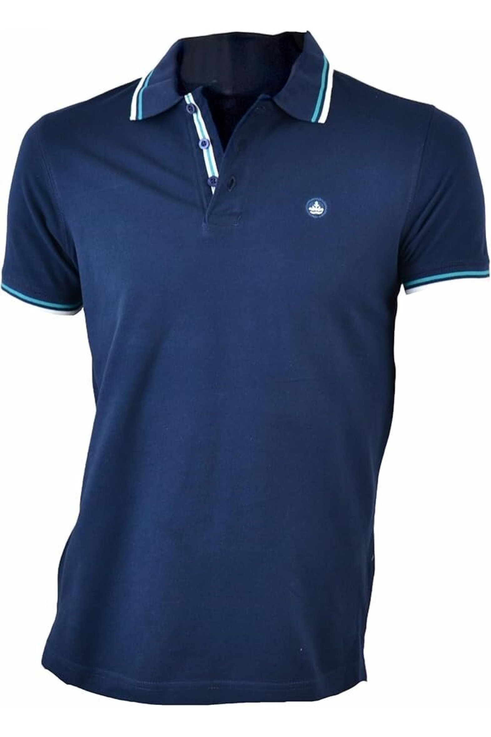 POLO NAVY SAIL BY NAVIGARE COTONE PROFILI POLO NAVY SAIL BY NAVIGARE COTONE PROFILI