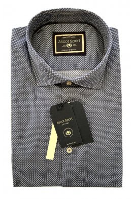 CAMICIA ASCOT MICRO FANTASIA COTONE
