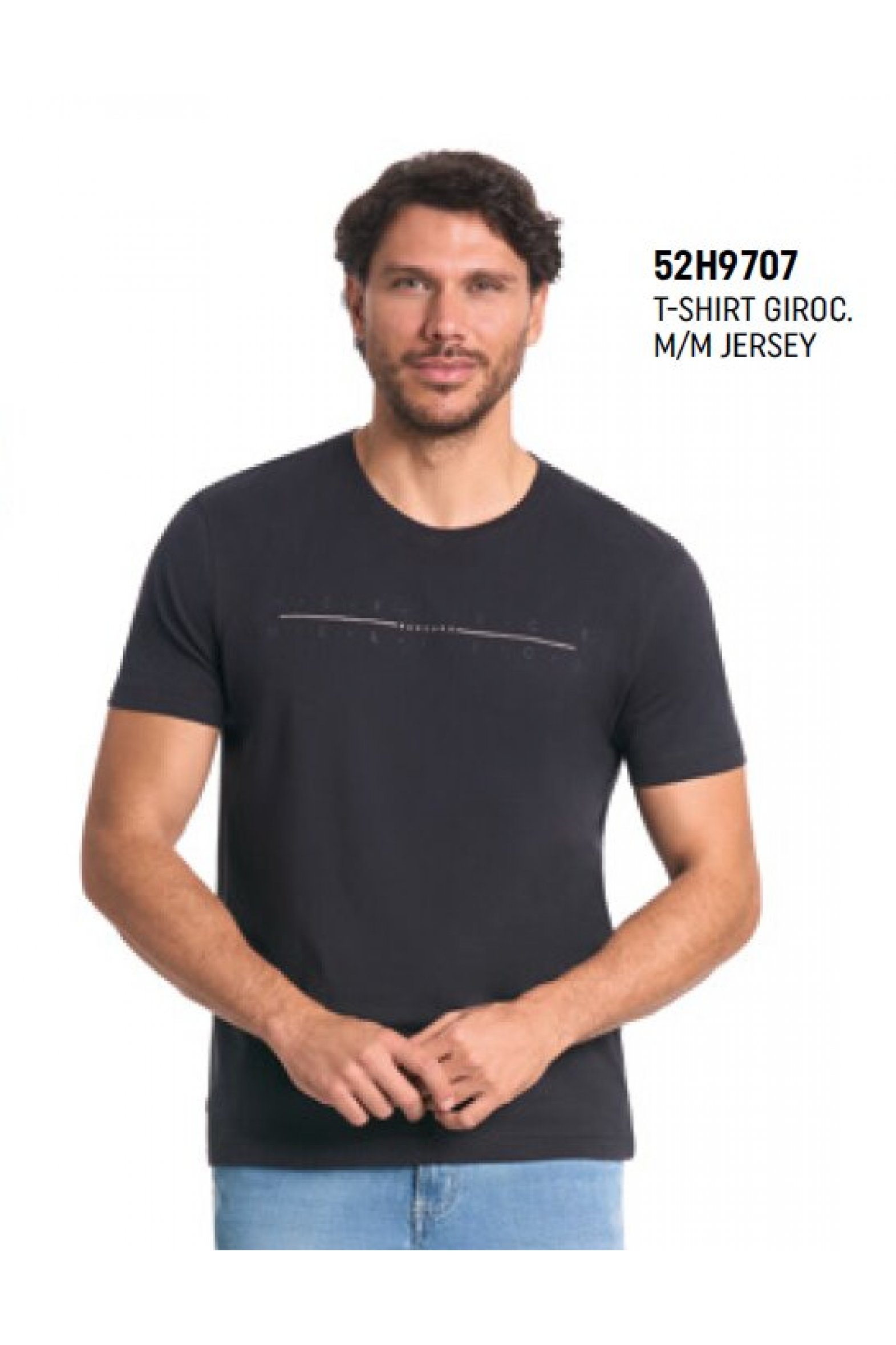 T-SHIRT GIROCOLLO BE BOARD COTONE CON STAMPA 9707 T-SHIRT GIROCOLLO BE BOARD COTONE CON STAMPA 9707